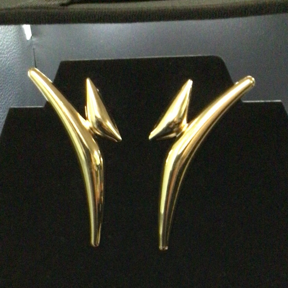 Gold Statement Earrings